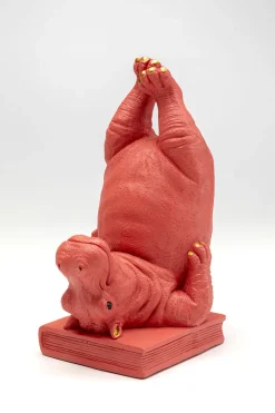 KARE Buchstütze Hippo Pink (2/Set)