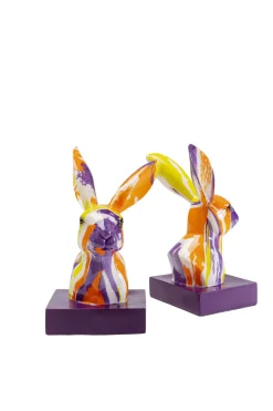 KARE Buchstütze Rabbit Holi (2/Set)