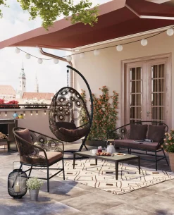 KARE Couchtisch Tiki Schwarz