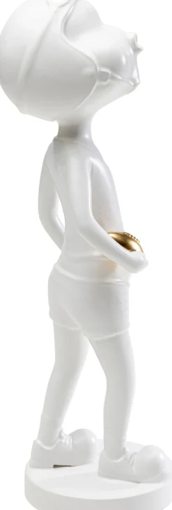 KARE Deko Figur Ball Girl Weiß 41cm