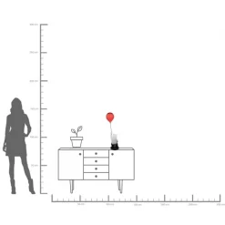 KARE Deko Figur Balloon Hippo 69cm