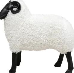KARE Deko Figur Bathilde Ram Weiß 78cm