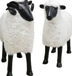 KARE Deko Figur Bathilde Ram Weiß 78cm