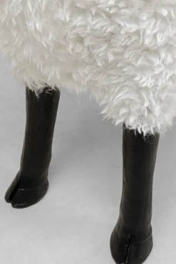 KARE Deko Figur Bathilde Ram Weiß 78cm