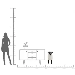 KARE Deko Figur Bathilde Weiß 73cm