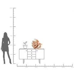 KARE Deko Figur Betta Fish Gold