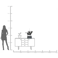 KARE Deko Figur Black Knight