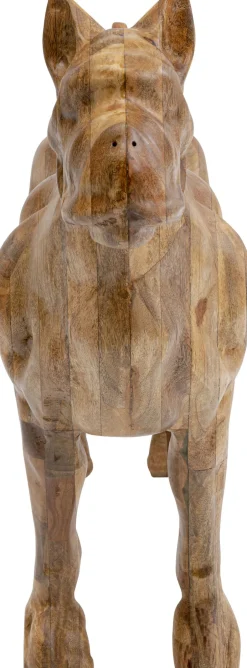 KARE Deko Figur Bulldog Wood 70x78cm