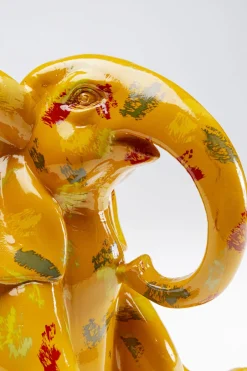 KARE Deko Figur Elephant Dots Gelb 18cm