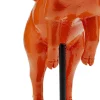 KARE Deko Figur Flying Pig Orange 29cm