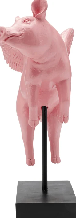 KARE Deko Figur Flying Pig Rosa 29cm