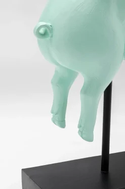 KARE Deko Figur Flying Pig Türkis 29cm