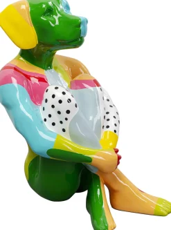 KARE Deko Figur Gangster Dog Colore 80cm