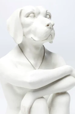 KARE Deko Figur Gangster Dog Creme