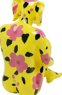 KARE Deko Figur Gangster Dog Gelb 80cm