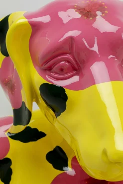 KARE Deko Figur Gangster Dog Gelb 80cm