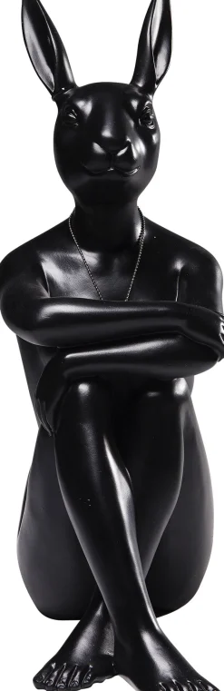 KARE Deko Figur Gangster Rabbit Schwarz
