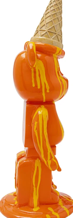 KARE Deko Figur Gelato Bear Orange 40cm