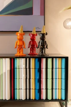 KARE Deko Figur Gelato Bear Orange 40cm