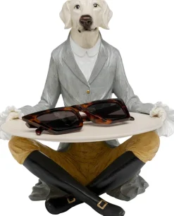KARE Deko Figur Gentleman Dog Tray 29cm