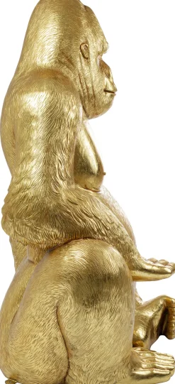 KARE Deko Figur Gorilla Gold XL 180