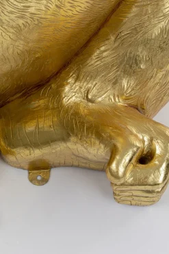 KARE Deko Figur Gorilla Gold XL 180