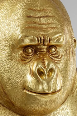 KARE Deko Figur Gorilla Gold XL 180