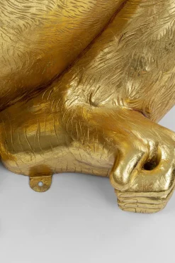 KARE Deko Figur Gorilla Gold XL 180