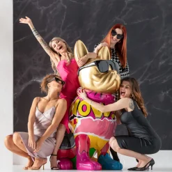 KARE Deko Figur Graffiti Dog 152cm