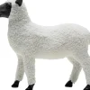 KARE Deko Figur Happy Sheep Wool Weiß 28cm