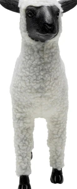 KARE Deko Figur Happy Sheep Wool Weiß 28cm
