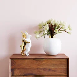 KARE Deko Figur Hugging Rabbits Medium
