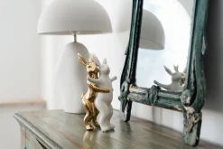 KARE Deko Figur Hugging Rabbits Medium