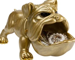 KARE Deko Figur Hungry Dog Gold 37cm