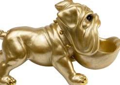 KARE Deko Figur Hungry Dog Gold 37cm