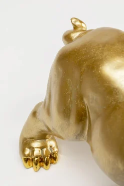 KARE Deko Figur Hungry Dog Gold 37cm