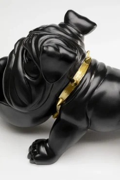 KARE Deko Figur Hungry Dog Schwarz 37cm