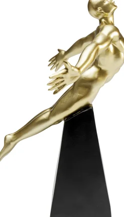 KARE Deko Figur Jumper Gold 37cm