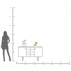 KARE Deko Figur King Dog Braun 29cm