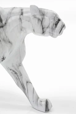 KARE Deko Figur Leopard Marble 95cm