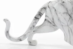 KARE Deko Figur Leopard Marble 95cm