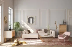 KARE Deko Figur Lion Gold 113cm