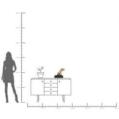 KARE Deko Figur Lion on Marble 34cm