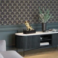 KARE Deko Figur Lion on Marble 34cm