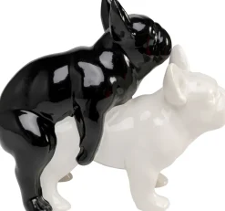KARE Deko Figur Love Dogs Schwarz
