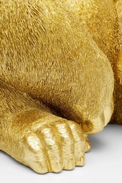 KARE Deko Figur Monkey Gorilla Side XL Gold 76cm