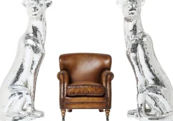 KARE Deko Figur Mosaik Welcome Panther Links XL