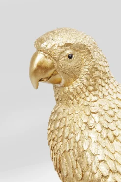 KARE Deko Figur Parrot Gold 116cm
