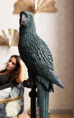 KARE Deko Figur Parrot Petrol