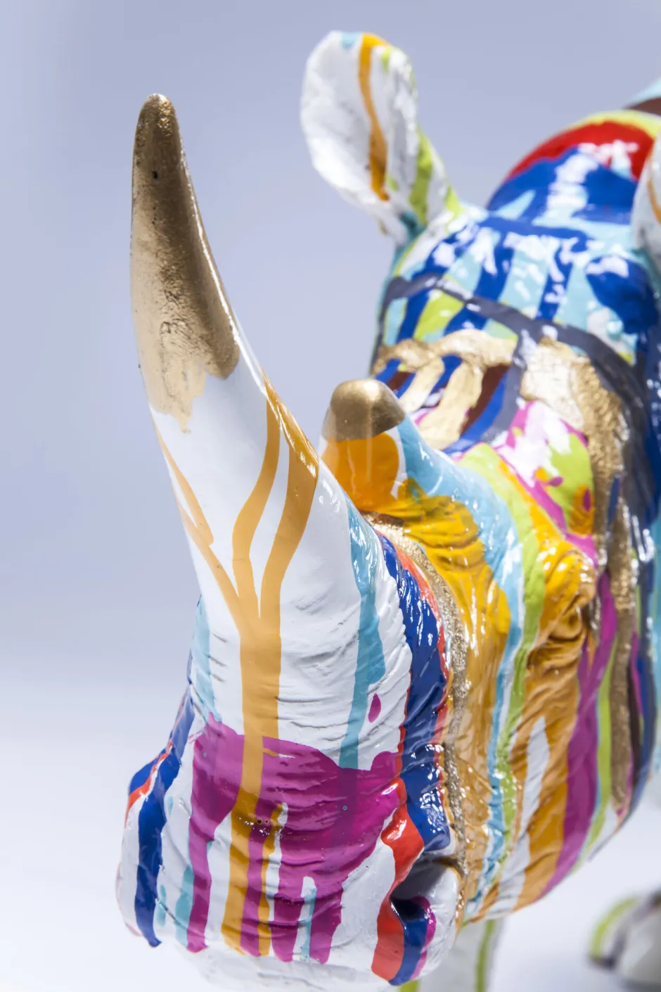 KARE Deko Figur Rhino Colore 26cm